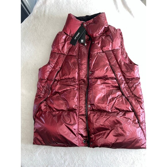 Orolay, wine red puffer vest sz L - Picture 1 of 5